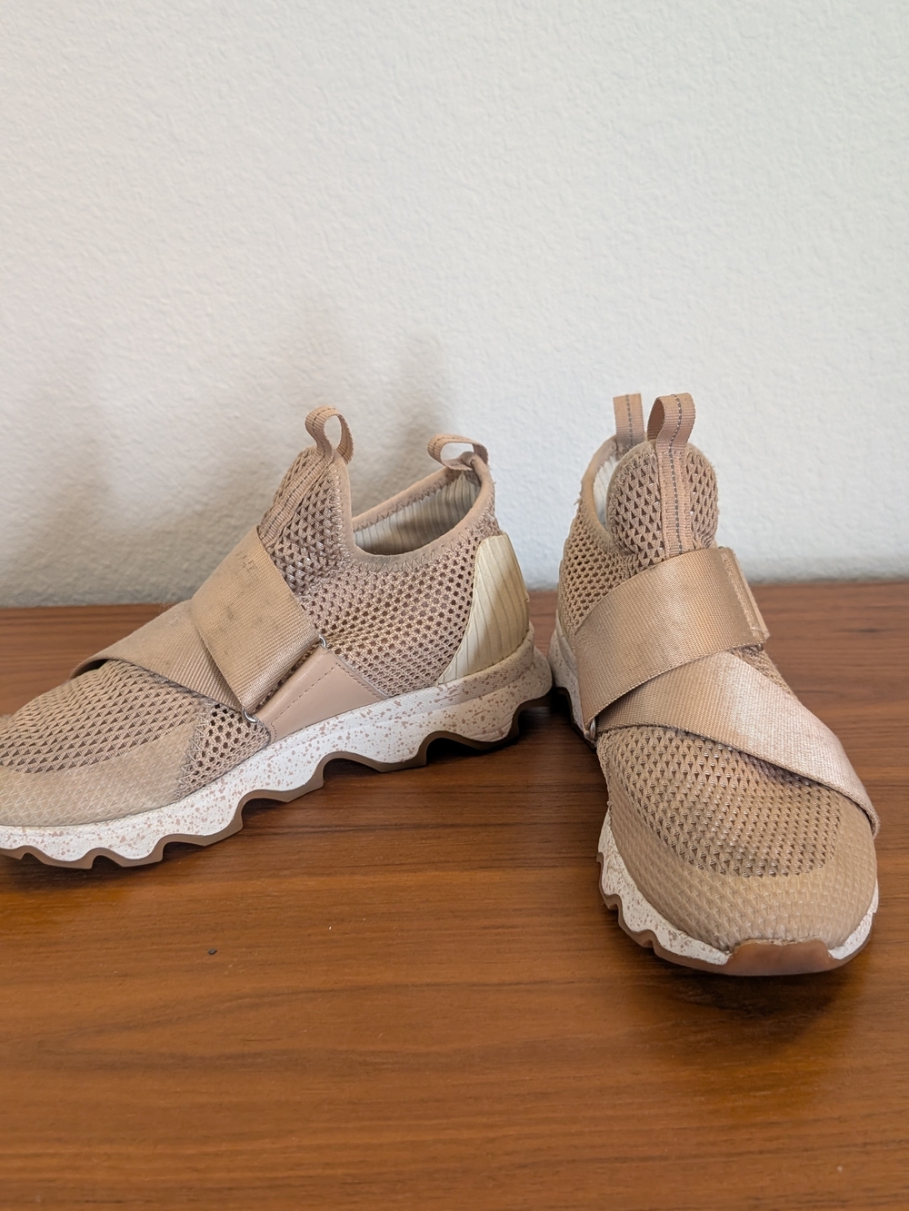 Sorel Lightweight Slip-On Sneakers in Beige